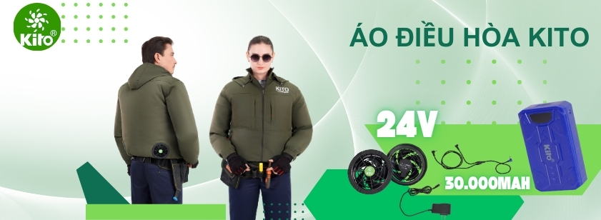 ÁO ĐIỀU HOÀ KITO CHÍNH HÃNG KT03 24V